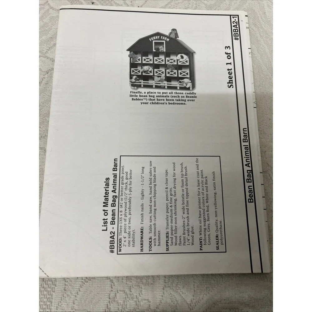 Home folk Designs, Christmas Village 2 Bean Bag Storage Projects, Building Instr